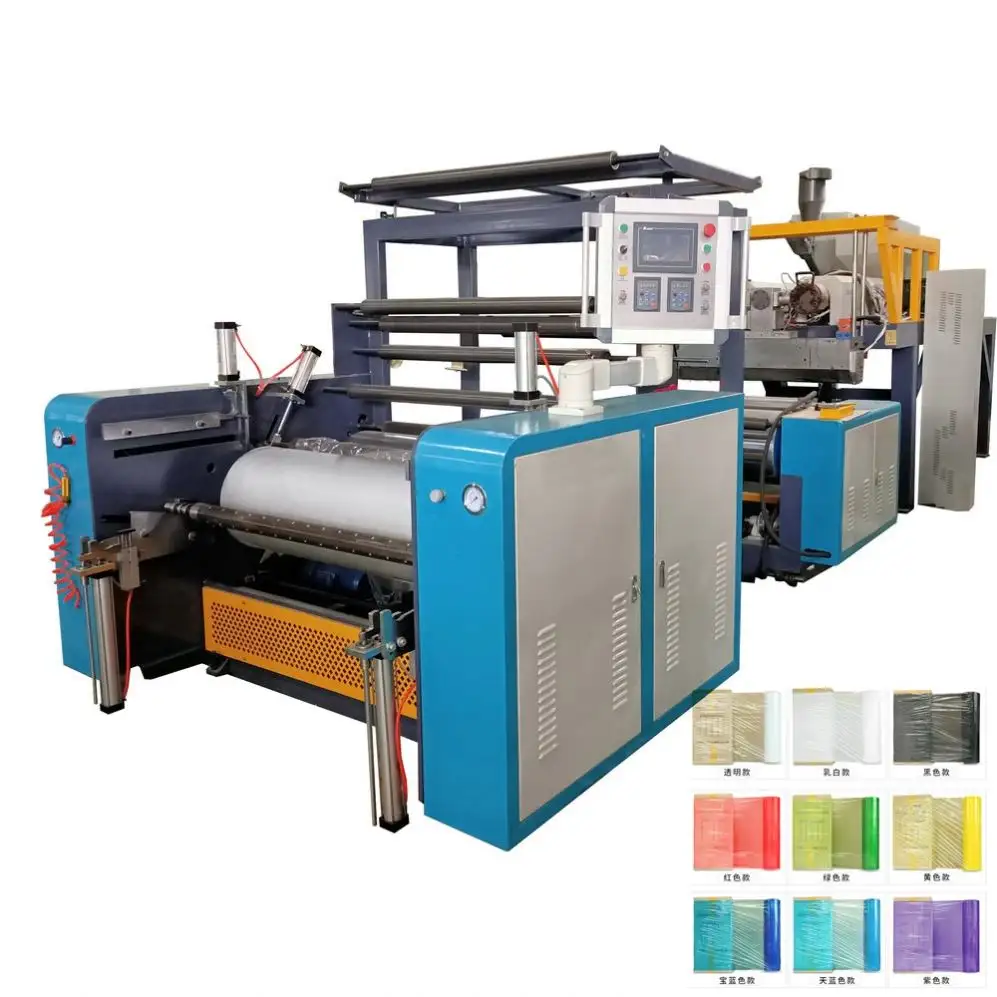 New Product T-Die Head Extrusion 2 Layers Lldpe Food Stretch Film Machine