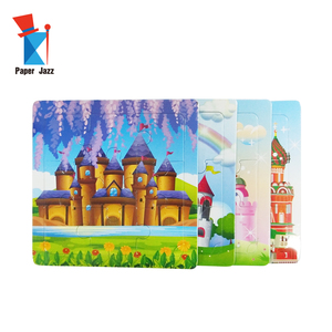 <span class=keywords><strong>2025</strong></span> mới phổ biến Montessori 9 cái giấy ghép hình câu đố giáo dục sớm thời thơ ấu đồ chơi - Product Image 2