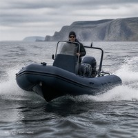 Bateau gonflable sur mesure en tissu Hypalon enduit, imperméable et résistant aux déchirures, service de découpe, options de couleurs