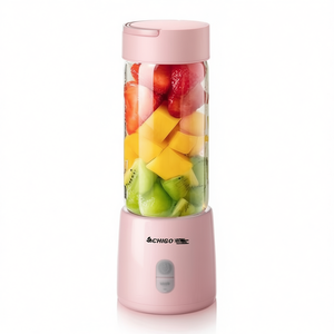 Blender portable Schigo avec bouteille en PC et moteur puissant pour la préparation de smoothies aux fruits - Product Image 1
