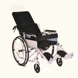 <span class=keywords><strong>Silla</strong></span> de <span class=keywords><strong>Ruedas</strong></span> Reclinable Manual con Respaldo Largo y Patas Plegables, Accesorios para Sillas Elevadoras, Equipo Directo de Fábrica - Product Image 5