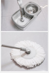 Nouvelle vadrouille à fonction humide et sèche Turbo Easy Wring avec seau d'essorage automatique pour le <span class=keywords><strong>nettoyage</strong></span> et la désinfection des sols durs - Product Image 6