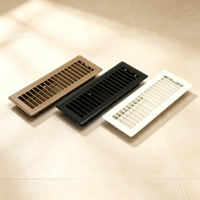 Grille de ventilation en fer de haute qualité avec persiennes intégrées 3*10, revêtement poudré, pour armoire de villa, couvercle de ventilation multicolore