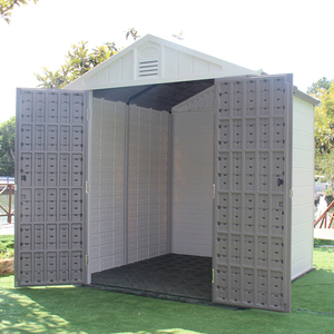 KINYING European Style Outdoor Vinyl Garden Storage Shed Plastic Expandable Container House