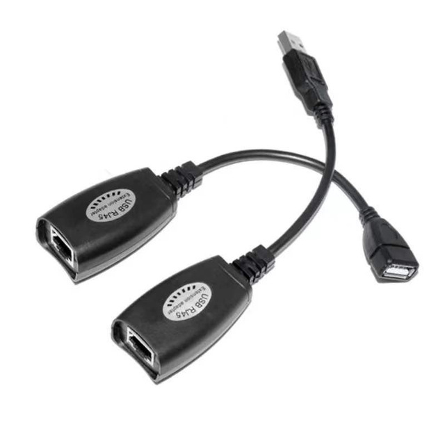 USB extender, USB to RJ45 extension cable, USB to RJ45 network cable amplifier, printer keyboard universal