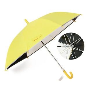 Paraguas promocionales para niños de 19 pulgadas con logotipo personalizado, tela mixta de material POE, visibilidad del cielo, paraguas infantil con franja reflectante - Product Image 4