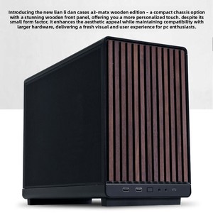 <span class=keywords><strong>LIANLI</strong></span> A3 MATX Desktop Mini Case Supports 360 Water Cooling/Long Graphics Card/Wood Grain Version Stock Steel Side Panel Window - Product Image 3