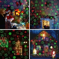 Projecteur LED Flocon de Neige de Noël pour l'intérieur et l'extérieur, indice de protection IP65, cadeau idéal