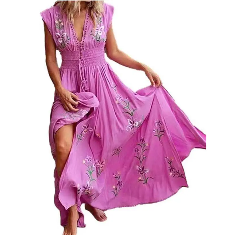 Coldker Victoria Party Club Elegant Dress Women beach maxi dress for women long