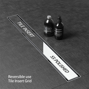 Thép không gỉ tuyến tính thoát nước sàn với 360 xoay cơ sở để dễ dàng cài đặt chống mùi lọc và thay thế cống Bìa - Product Image 6