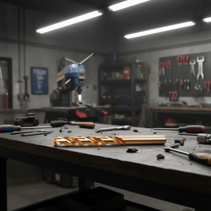 Fervi Cylindrical Cobalt Twist <b>Drill</b> 110mm Length For Metal Drilling - Product Image 3