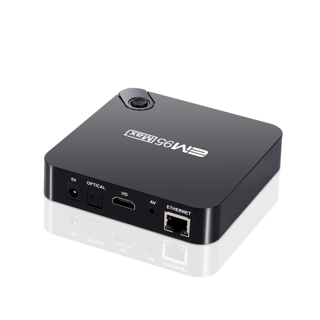 High Performance Processor  Android Tv Box EM95 MAX+ Set Top Box Dual Band  Wifi 8K Amlogic S905X3 My Family Cinema