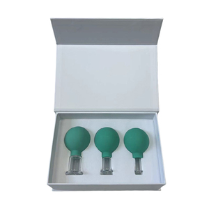 Ensemble de ventouses de <span class=keywords><strong>thérapie</strong></span> 2 en 1 avec logo personnalisé, avec boîte, anti-cellulite, ventouses de <span class=keywords><strong>thérapie</strong></span> faciale, masseur, lifting du visage, ventouses en silicone - Product Image 4