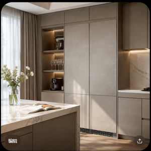Réfrigérateur à portes françaises encastrable en acier inoxydable 455L, sans givre, à faible consommation d'énergie, silencieux, design moderne pour cuisines américaines - Product Image 2