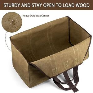 Bolsa de Almacenamiento de Leña, Bolsa de Transporte de Troncos Personalizada, Bolsa de Lona Resistente de Vietnam, Muestra Gratuita - Product Image 2