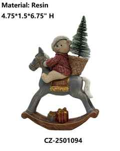 <span class=keywords><strong>Ours</strong></span> de Noël en résine avec arbre déco, mignon <span class=keywords><strong>ours</strong></span> de Noël en résine avec arbre pour décoration - Product Image 5