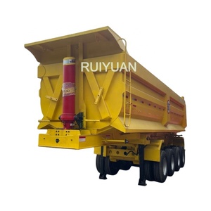 Remorque benne basculante à 4 essieux Suspension pneumatique 60 Tonnes Construction Exploitation minière Remorque à benne basculante <span class=keywords><strong>Prix</strong></span> bon marché Fabrication chinoise - Product Image 1