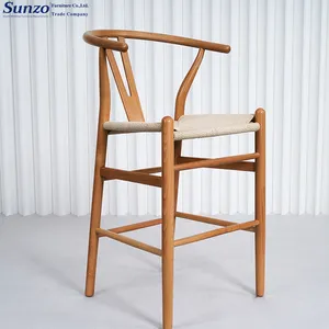 Hot Sale New Design Cane Furniture Wishbone Y Bar Chair Wedding Party Banquet Event Garden