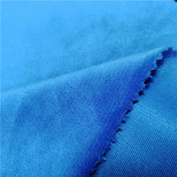 100% poliéster DTY terciopelo suave Velboa tela de peluche para juguetes suaves cama de animales