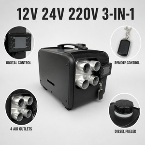 Mini Calefactor Portátil Todo en Uno para Autocaravanas Diésel, Nuevo, 12V/24V, Calefacción y Aire Acondicionado para <span class=keywords><strong>Peugeot</strong></span> - Product Image 1