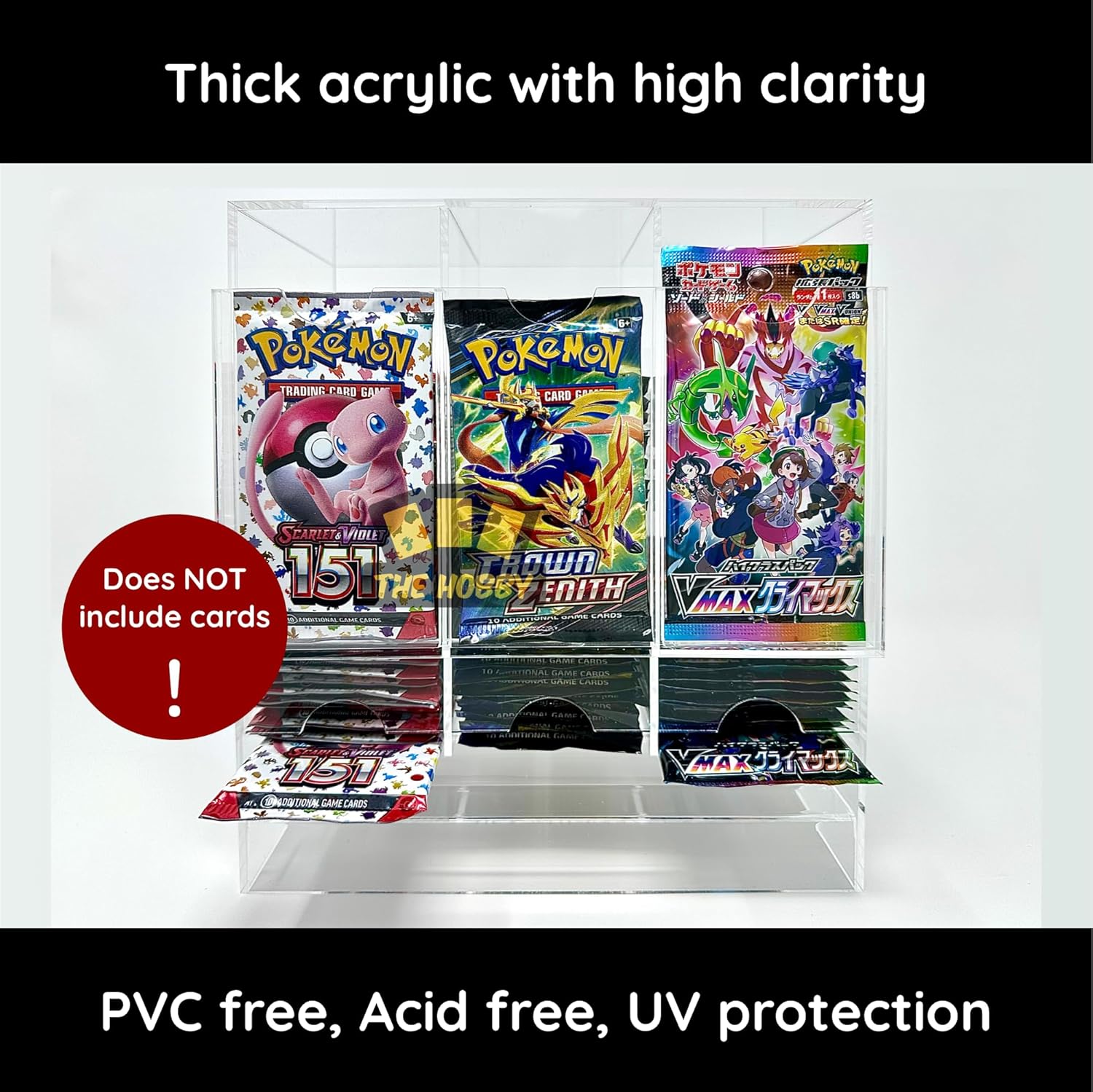 retail pokemon booster box Pokemon Booster Box Acrylic Protective Case! Durable And Magnetically –  LOGANS POKESHIP