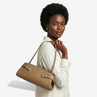 Sac à main de luxe pour femme en cuir PU végétalien avec fermeture éclair, sac à bandoulière de créateur, vente en gros