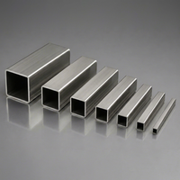 Tube carré en acier inoxydable soudé, laminé à froid, finition mate ou brillante, grades 202, 304, 316, épaisseur et longueur personnalisées