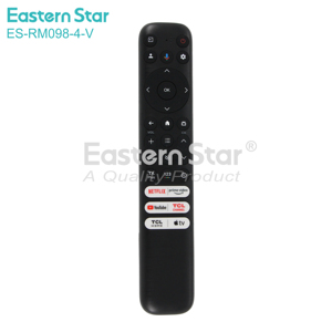 Télécommande intelligente de haute qualité ES-RM098-4-V au prix d'usine pour téléviseur <span class=keywords><strong>TCL</strong></span> 21001-000099 RC813, télécommande vocale <span class=keywords><strong>Bluetooth</strong></span> - Product Image 2