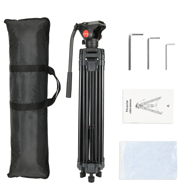 YITAI Adjustable Dslr Stand Camera Tripod Stand Photography Video Tripod Heavy Duty Tripod