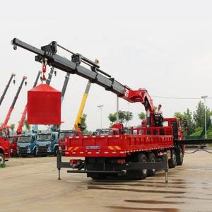 Truk Shacman 20 Ton dengan Crane Knuckle Boom 16 Ton 8x4, Truk Crane Lengan Lipat untuk Dijual - Product Image 3