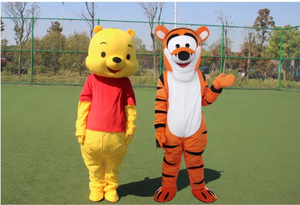 Per puoh Bear Jumping tigre Cosplay adulto bambola che cammina cartone animato copricapo e Costume per gli appassionati di Anime - Product Image 6