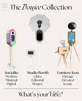 Photobooth en bois avec écran de 18,5 pouces pour appareil photo reflex numérique, idéal pour les fêtes et mariages, style vintage - Prix compétitif