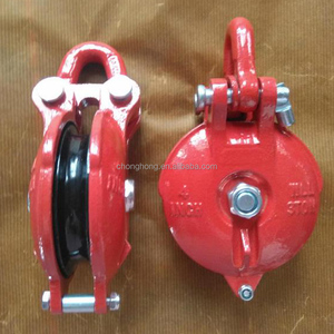 <span class=keywords><strong>3</strong></span> "8" sıcak daldırma galvanizli kelepçe tipi çelik halat makarası tek kasnak blok kaldırma tel halat makarası halat makarası blok fiyat - Product Image 2