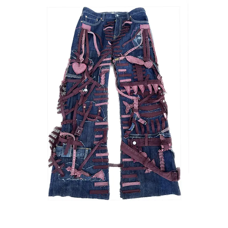 DiZNEW Custom Jeans Manufacturers Wholesale Fashion Hip Hop Style Men's Jeans Plus Size Men's Jeans
