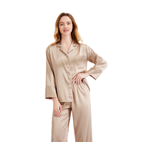Fung 6001 Vente en gros de pyjamas et robes de maison pour femmes grandes tailles, hiver automne, uni, simple, thermique, spandex + polyester