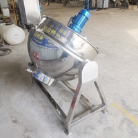 Tige de gaz électrique inclinable 100L-800L, mélangeur de cuisson à agitation planétaire
