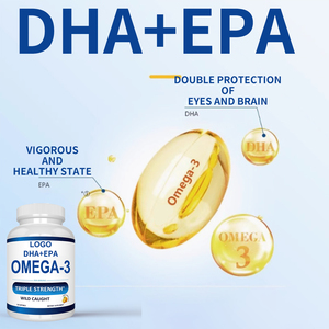Omega-3 Softgel nhãn hiệu riêng Omega 3 Softgel viên nang với cao EPA và DHA Omega-3 dầu cá viên nang Softgel bổ sung chế độ ăn uống - Product Image 2