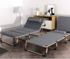 Cama Plegable Portátil <span class=keywords><strong>de</strong></span> Acero Inoxidable Personalizable para Adultos, Individual o Doble, para <span class=keywords><strong>Playa</strong></span>, Camping y Senderismo - Product Image 5