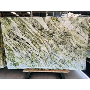 Azulejos de losas de mármol Raggio Verde de piedra verde irlandesa Natural China barata para mesa de centro de ónix verde pared suelo tocador superior - Product Image 6
