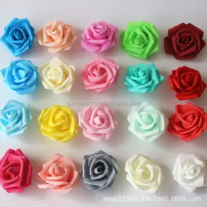 7CM 8CM Simulation flower foam rose head wedding valentine's day holding PE flowers PU Rose head PE Rose head