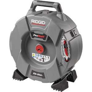 Limpiador de Drenajes Ridgid FlexShaft K9-204+ para Tuberías de 2 a 4 Pulgadas, Máquina Profesional de Limpieza de Pared a Pared - Product Image 1