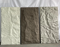 Panneau mural en mousse de polyuréthane 3D classique moderne en PU, imitation pierre, imperméable, ignifuge, utilisation hôtelière, matériaux de construction, prix d'usine