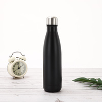Thermos HZ avec logo personnalisé, bouteille à double paroi en métal, bouteille d'eau en acier inoxydable pour le sport et la gym, bouteille d'eau de 1000 ml