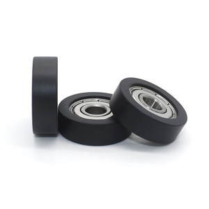 Factory Wholesale 8*29*9mm Bearing Rollers Wear-Resistant Nylon PA66 Coated Engineering Plastic Flat Plastic <b>Pulleys</b> - Product Image 4