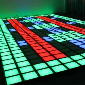 Multi- inter mega grid game children active floor games mega grid floor game tile light system for school