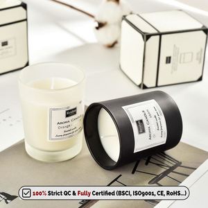 New Style Christmas <b>Candle</b> Luxury Glass <b>Candle</b> Jars Business Gift <b>Set</b> Custom <b>Candle</b> Wedding Gifts for Guests - Product Image 2