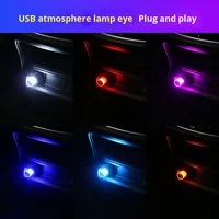 Lámpara LED USB Mini para Auto 2026, Decorativa, de Plástico, para Ambiente Interior, Fácil Instalación, Portátil, Plug and Play