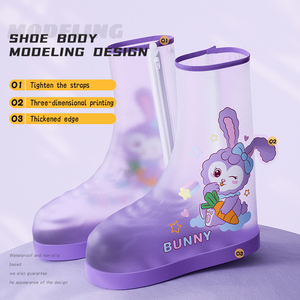 Nouveau design couvre-chaussures <span class=keywords><strong>de</strong></span> <span class=keywords><strong>pluie</strong></span> unisexes souples et respirants personnalisés, antidérapants, imperméables et résistants, <span class=keywords><strong>bottes</strong></span> <span class=keywords><strong>de</strong></span> <span class=keywords><strong>pluie</strong></span> pour enfants - Product Image 5