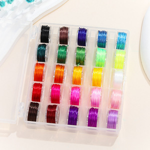 Elastic Cord 25 Color Set Boxed <b>Beading</b> <b>Thread</b> For Jewelry Making DIY Accessories - Product Image 4