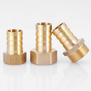 真鍮ホース継手6/8/10/12/14/16/20バーブ1/8 "1/4" 3/8 "1/2" 3/4 "1" BSP男性女性スレッド銅コネクタカプラー - Product Image 3